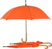 Set van 3 Oranje Automatische Paraplu's 102cm - Windbestendig - Ideaal voor Koningsdag – Voor Volwassenen