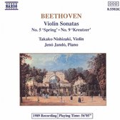 Jenö Jando & Takako Nishizaki - Beethoven: Violin Sonatas Nos. 5 and 9 (CD)
