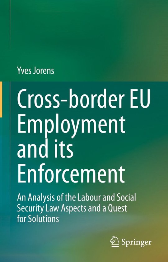 Law and Criminology (R0) - Cross-border EU Employment and it ... - cover