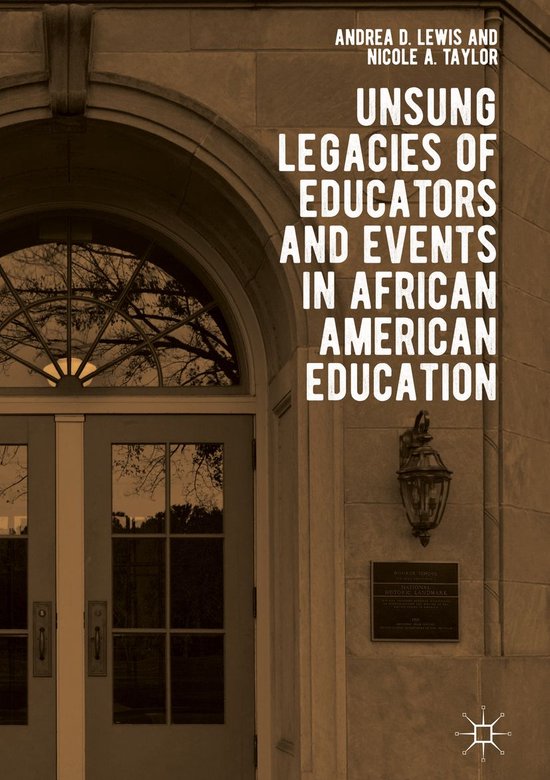 Unsung Legacies of Educators and Events in African American  ... - cover