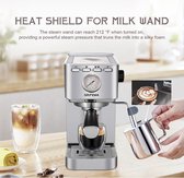 GRIFEMA Espresso maker - koffiemachine - melkschuimer - GC3003 - 1350 watt - 20 bar