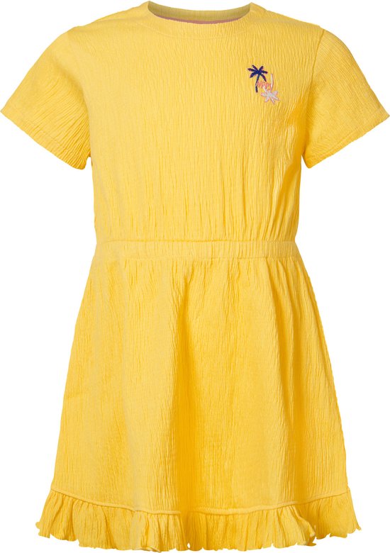 Noppies Girls Dress Ester Robe à manches courtes Filles - Crème banane - Taille 98