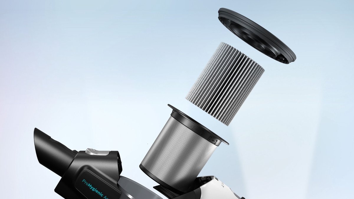 Bosch Unlimited 7 - Steelstofzuiger met dweilfunctie – Draadloos en zonder zak – Vacuum Cleaner – ProHygienic Aqua – BCS71HYG1 — afbeelding 7