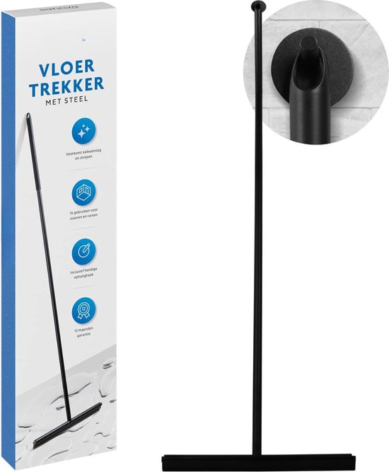 Voordeurknop Vast Rond 52mm zwart | Online Deurbeslagshop