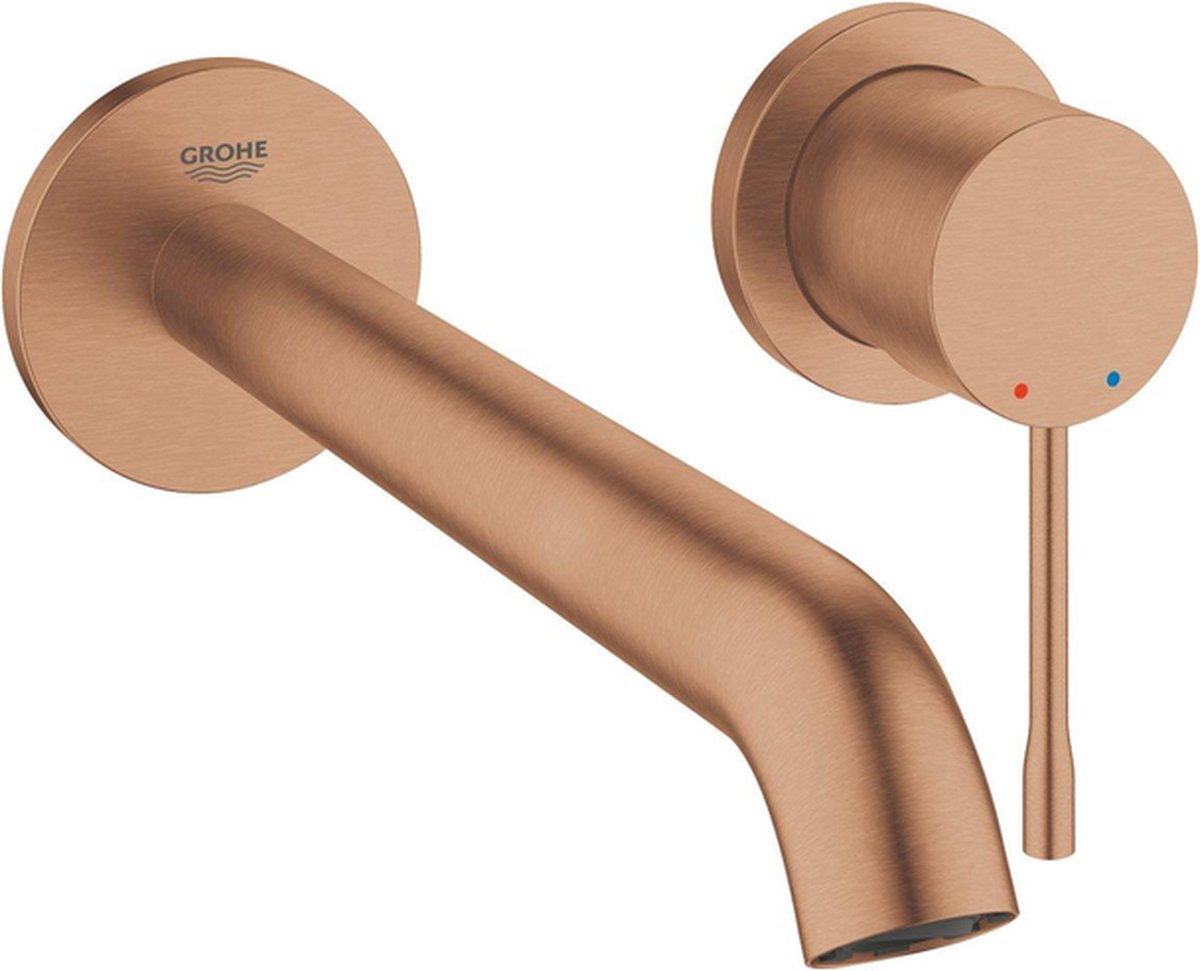 GROHE Essence Wastafelkraan Inbouw uitloop 23cm L-size Brushed Warm Sunset