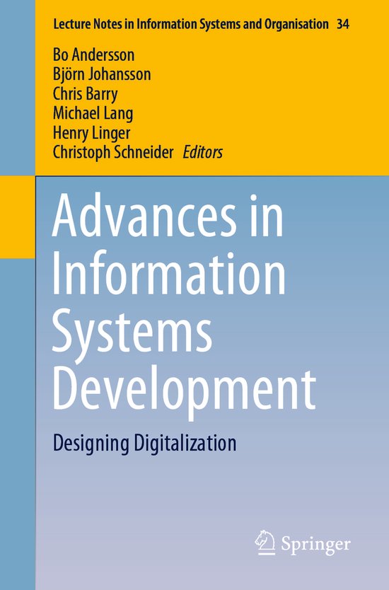 Lecture Notes in Information Systems and Organisation34- Adv ... - cover
