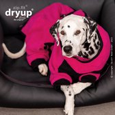 Dryup-Zipfit-badjas voor honden -hondenjas-hondenbadjas met mouwen-Roze-maat M