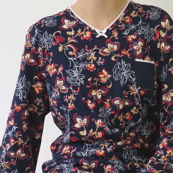 Tenderness de Nuit Femme Tendresse - Katoen - Blauw Foncé . - Taille L