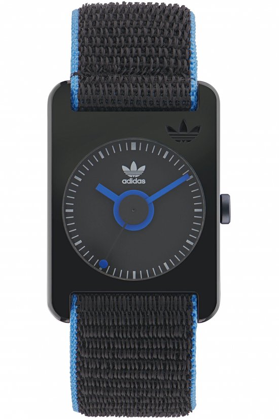 Adidas Retro Pop One AOST22542 Horloge - Textiel - Zwart - Ø 37 mm