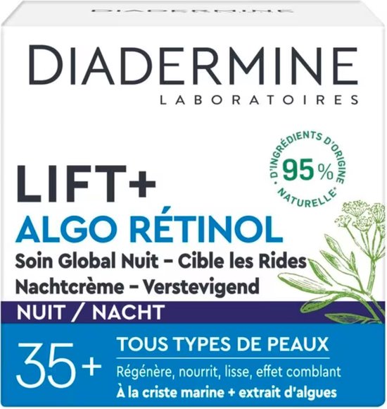 Diadermine Lift+ Algo Retinol 35+ Verstevigende Nachtcrème - 50 ml