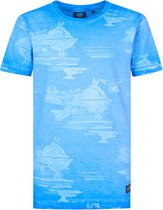 Petrol Industries - Jongens All-over Print T-shirt Solace - Blauw - Maat 176