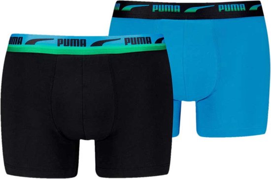 Puma Heren Boxershort 2-pak- Gradient - S - Zwart.