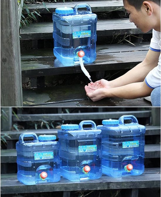 Gacqpli Réservoir D'eau De Camping, Bidon D'eau De 3 L Avec