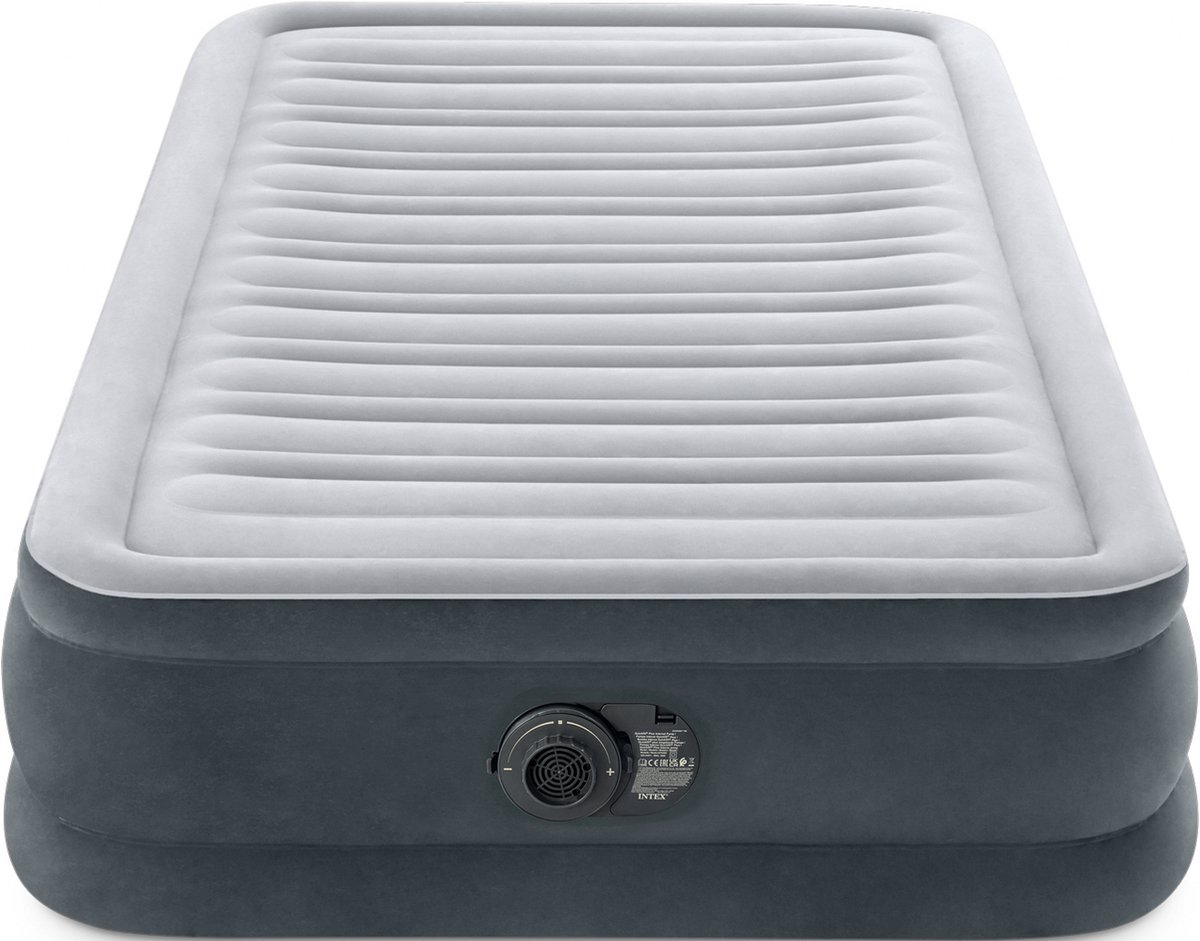 Intex Comfort Plush luchtbed - Eenpersoons - 99 x 191 x 33 cm - Ingebouwde elektrische pomp