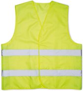 Veiligheidshesje - Veiligheidsvest - Reflectievest - Reflecterend - Voor volwassenen - One size - Neon geel