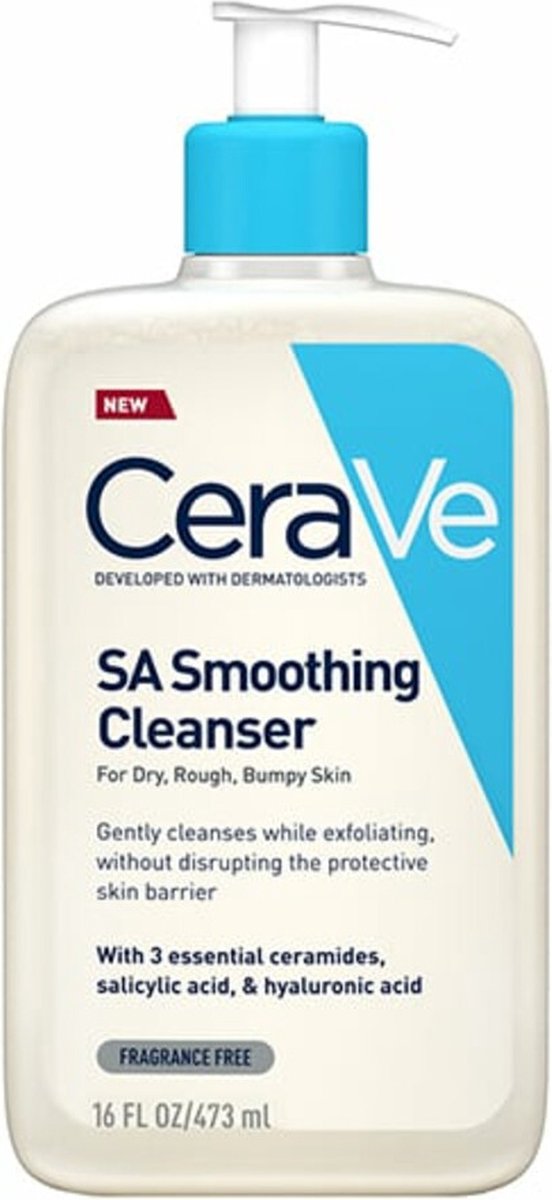 CeraVe SA Smoothing Cleanser - 3 x 473 ml - Voordeelverpakking