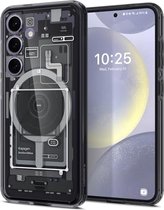 Spigen Ultra Hybrid Metal Ring MagFit Case Compatibel met Samsung Galaxy S24 hoesje -Zero One