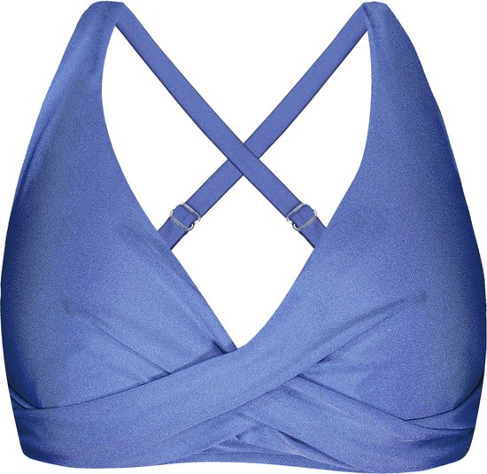 Barts Isla Cross Halter Full Vrouwen Bikinitopje - maat 40E - Blauw