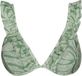 Barts Akamu Wire Triangle Vrouwen Bikinitopje - maat 38C/D - Groen