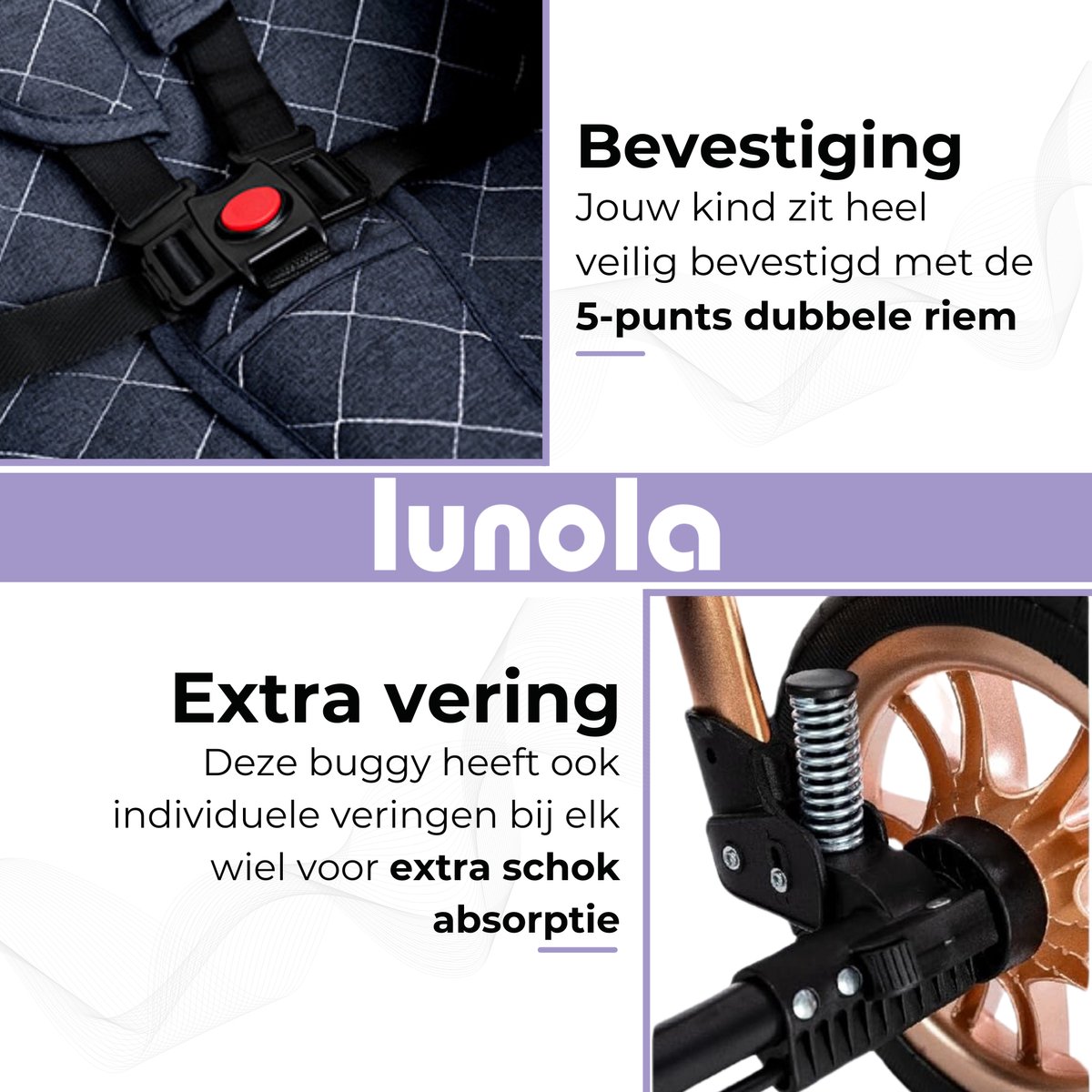 Lunola Nova 3-in-1 Kinderwagen - afbeelding 2