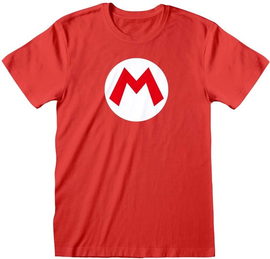 Nintendo Super Mario - T-Shirt Badge Mario Rouge - XXL