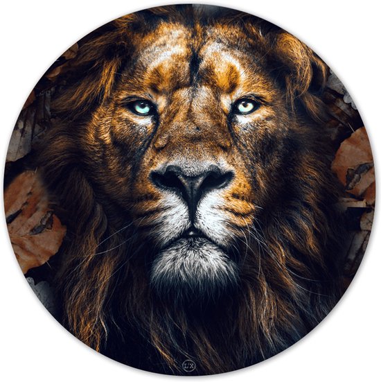 Cercle mural L2X feuilles de lion Ø 12 cm / Forex