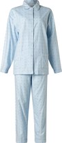 Dames Pyjama Flanel van Lunatex 641511 blue maat XL
