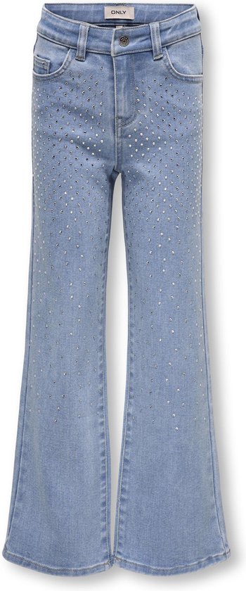 Only KOGJUICY WIDE RHINESTONE DNM Jeans Filles - Taille 152