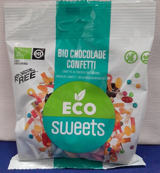 2x Bio - chocolade - confetti - biologisch - eco - sweets | bol