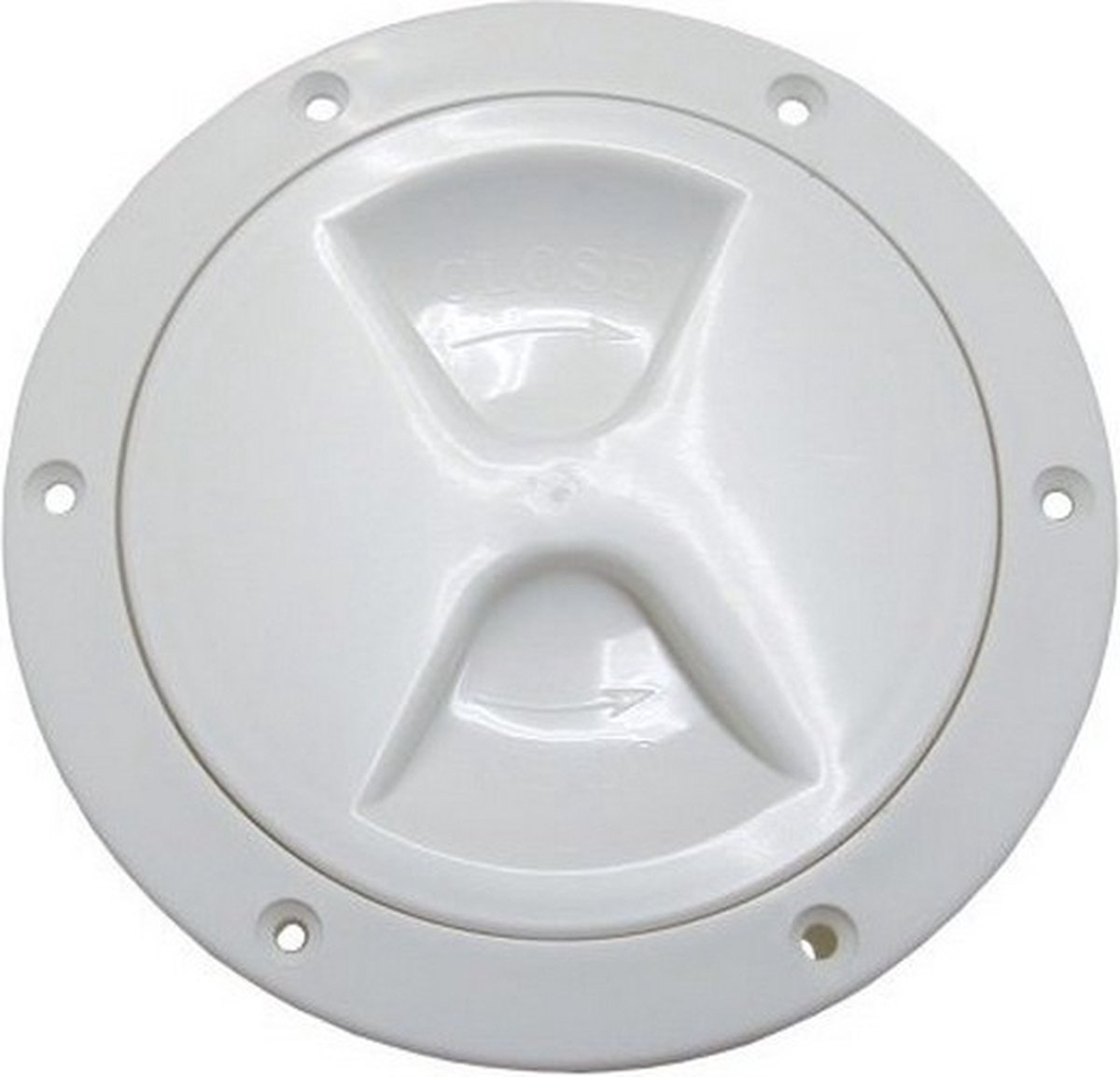 BREG - Rond inspectiedeksel - Wit - 138mm