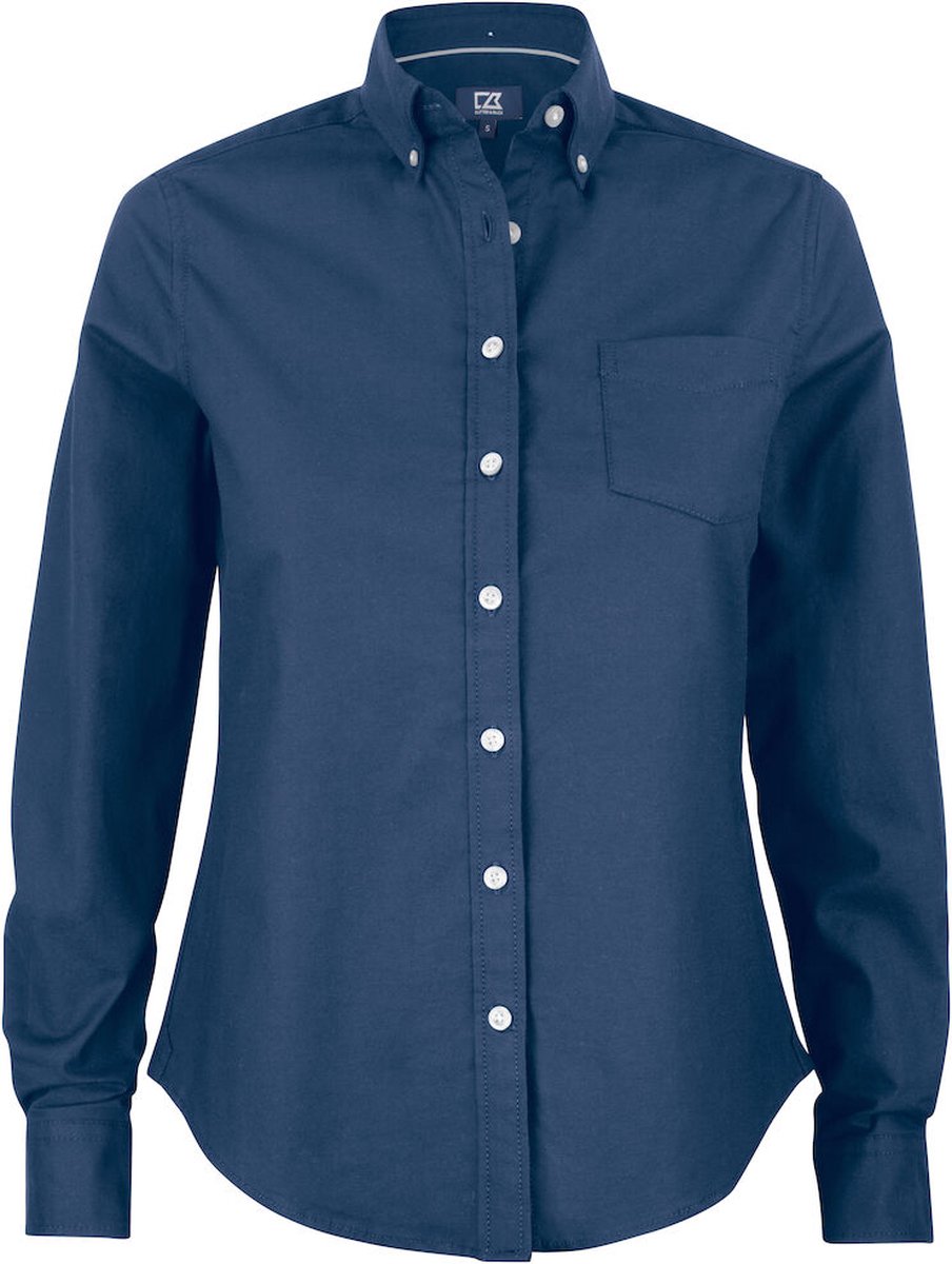Cutter & Buck Hansville Shirt Dames 352407 - Oxford blauw - L