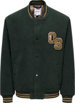 JACK & JONES Veste Bomber Garçon Jjerush Noos – Style Baseball Classique, 100% Polyester, Confort Et Look Sportswear