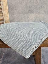 Baby deken 75x100, grijze velvet deken -chenille zachte wiegdeken- kinderwagen deken- winter deken- katoen- soepel- kindvriendelijk - 1397