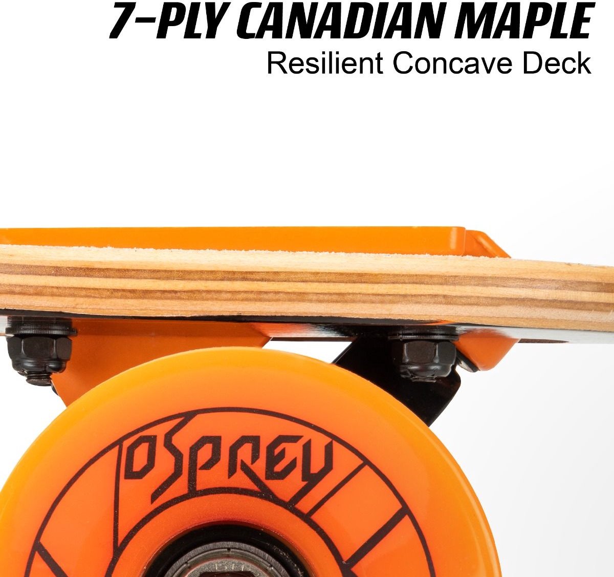 Osprey Nexus 39" Twin Tip Longboard - Drop-Through Trucks - ABEC 9 — afbeelding 5