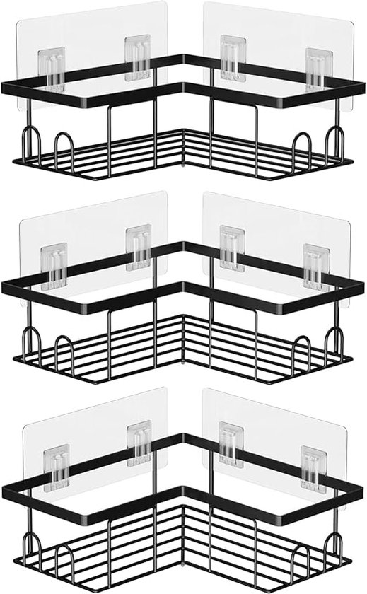 Hoekdouche Caddy Badkamer Hoek Douche Plank Organisator - Geen Boren Hoekdouche Caddy Badkamer Hoek Douche Plank Organisator - Geen Boren