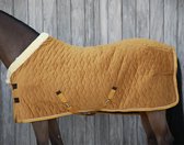 Kentucky Horsewear Show back velours moutarde 175