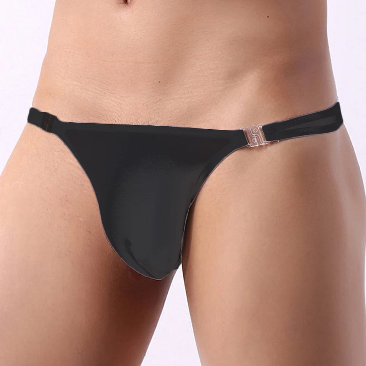 Goedkoopste String- Heren-Zwart -Mannen-Opwindend-Goedkoop-Erotisch-Sexy