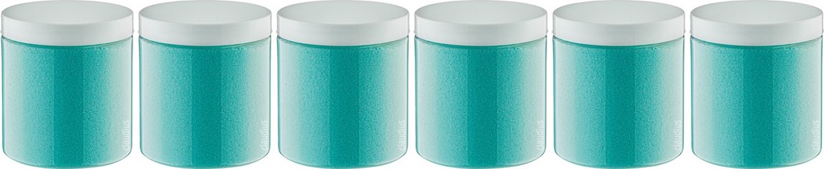 Goedkoopste Scrubzout Hamam - 300 gram - Pot met witte deksel - set van 6 stuks - Hydraterende Lichaamsscrub