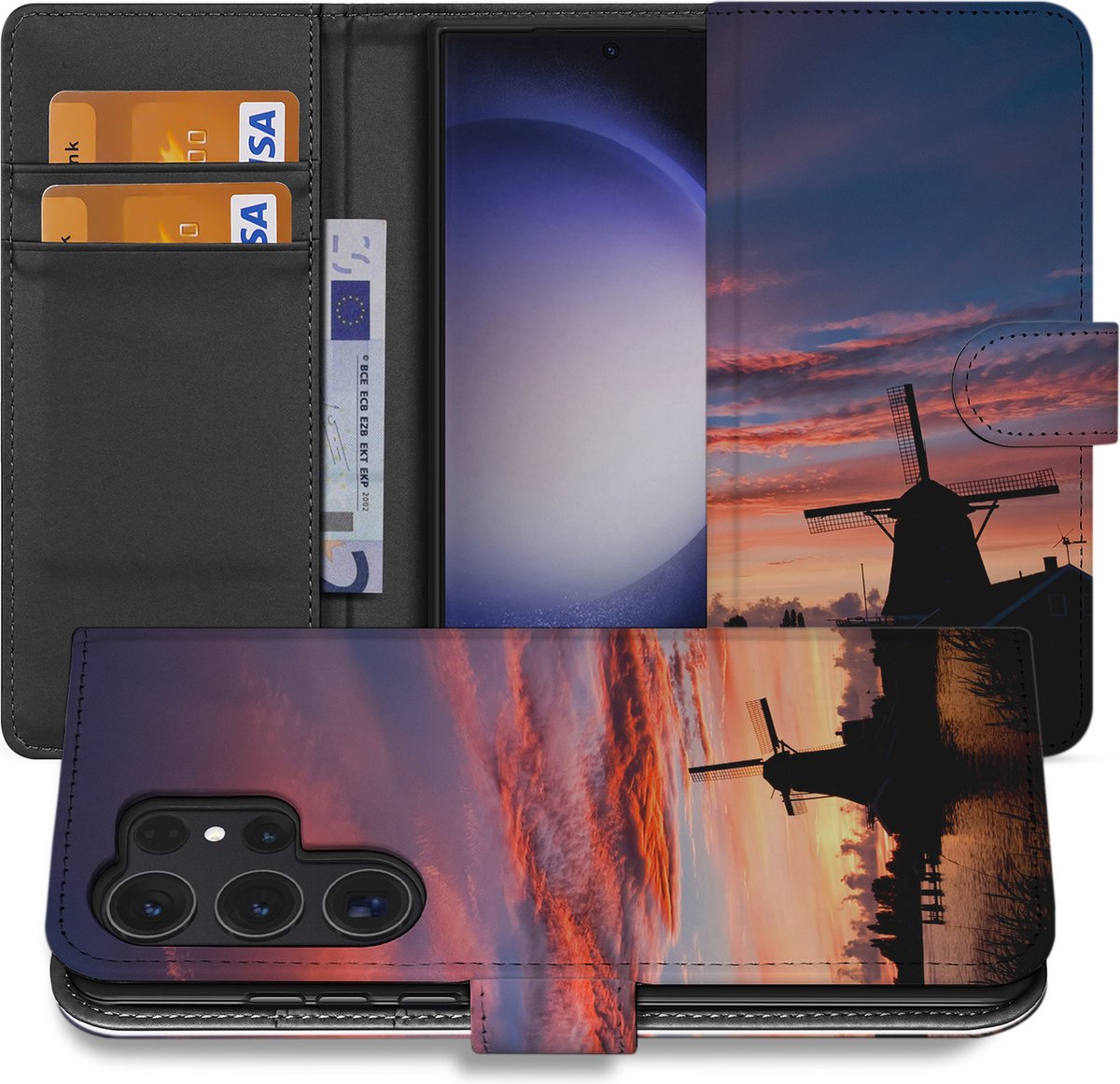 Book Case Hoesje Maken voor de Samsung Galaxy S24 Ultra