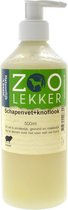 Zoolekker Schapenvet+knoflook - 500ml -  Ondersteunende olie - hond en kat