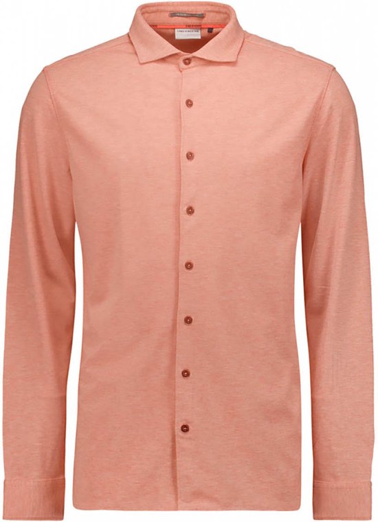 NO-EXCESS Overhemd Shirt Jersey Melange Stretch 23410180 191 Melon Mannen Maat - XL
