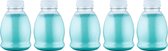Scrubzout Hamam - 375 gram - Fles met transparante dop - Set van 5 stuks - Hydraterende Lichaamsscrub