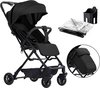 foto van NilaFee® - Buggy - Kinderwagen tot 25 kg - Plooibuggy - Buggy's - Buggy peuter - Wandelwagen - Zwart