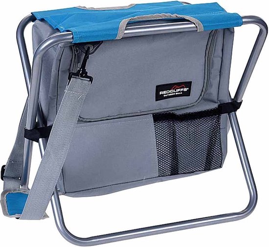 Vouwkruk met koeltas - blauw — afbeelding 3