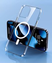 Telefoon Hoesje - iPhone 15 - MagSafe - Transparant Case - Magnetisch Opladen