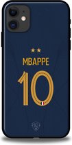 Mbappé France coque de téléphone iPhone 11 coque arrière tpu bleu