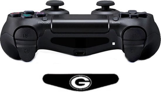 Lightbar sticker voor PlayStation 4 – PS4 controller light bar skin - G – lightbar sticker - 1 stuks