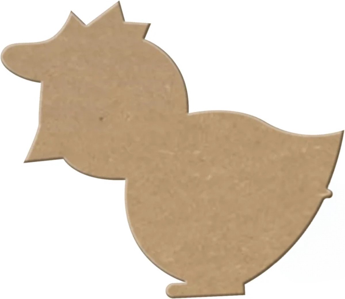 MDF Kuiken, creatief, knutselen, deco, 3 stuks, 3mm mdf 37cm