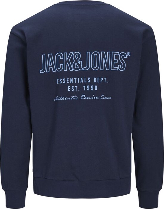 Jack & Jones Jack& Jones Jjcrow Sweat Crew Neck Navy Blazer BLAUW L