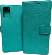 Portemonnee Book Case Hoesje Geschikt voor: Samsung Galaxy S20 Plus Mint groen